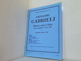 楽譜・スコア ピアノとフォルテのソナタ Sonata pian'e forte for Eight-Part Brass Choir