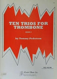 楽譜・スコア TEN TRIOS FOR TROMBONE GRADE2 Tommy Pederson トミー・ペダーソン トロンボーン三重奏