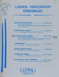 楽譜・スコア CHARACTERS THREE QUARTET James L. Moore LUDWIG PERCUSSION ENSEMBLES パーカッションアンサンブル
