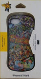 総柄 Pokemon Center SHIBUYA Graffiti Art iPhone8/7/6s/6対応ハイブリッドガラスケース