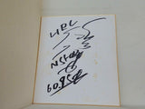 阿部 孝夫 サイン色紙 HRC NSR500 1985年9月5日