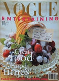 VOGUE ENTERTAINING GUIDE DECEMBER 1993 JANUARY 1994