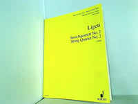 Ligeti Streichquartett No.2 String Quartet No.2  1968  Musik unserer Zeit Music of Our Time Musique de Notre Temps 現代の音楽