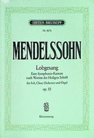楽譜・スコア mendelssohn lobgesang op.52 Nr.8676 交響曲第2番 メンデルスゾーン