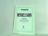 楽譜・スコア mendelssohn lobgesang op.52 Nr.8676 交響曲第2番 メンデルスゾーン