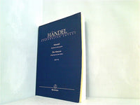 楽譜・スコア HANDEL Messiah Der Messias HWV 56 ヘンデル オラトリ オメサイヤ HWV 56 ベーレンライター版