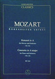 Mozart Piano Concerto No 12 in A K414 Barenreiter uptext