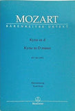 楽譜・スコア mozart Kyrie in D minor KV 341 モーツァルト: キリエ ニ短調 ベーレンライター版