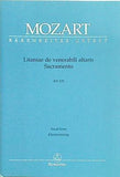 楽譜・スコア mozart litaniae de venerabili altaris sacramento kv 125 聖体の秘蹟のためのリタニア KV 125 変ロ長調 ベーレンライター版
