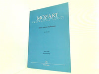 楽譜・スコア mozart inter natos mulierum kv 72 モーツァルト 洗礼者ヨハネ祭のためのオッフェルトリウム「女より生まれし者として」 ベーレンライター版