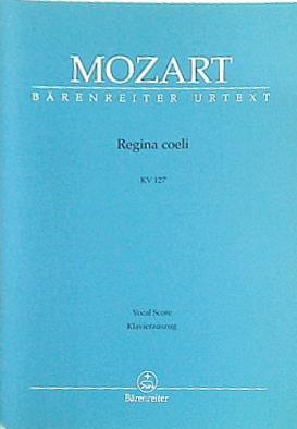 楽譜・スコア mozart regina coeli kv 127 レジナ・チェリ 天の元后よ モーツァルト ベーレンライター版