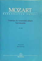 楽譜・スコア mozart litaniae de venerabili altaris sacramento kv 243 モーツァルト 聖体の祝日のためのリタニア ベーレンライター版