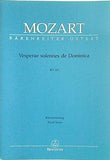 楽譜・スコア mozart vesperae solennes de dominica kv 321 モーツァルト 主日のための晩課 ハ長調 ベーレンライター版
