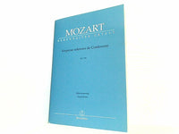 楽譜・スコア mozart vesperae solennes de confessore kv 339 モーツァルト 証聖者の荘厳な晩課 ヴェスペレ ベーレンライター版