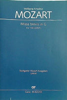 楽譜・スコア MOZART Missa brevis in G KV 140 Carus-Verlag ミサ・ブレヴィス モーツァルト