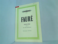 楽譜・スコア FAURE Requiem Opus 48 Soli Chor and Orchester Edition PETERS フォーレ: レクイエム Op.48 ペータース社