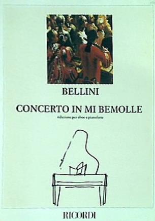 Partitions classique RICORDI BELLINI V. CONCERTO IN MI BEMOLLE 6 HAUBOIS ET CORDES Hautbois