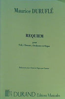 楽譜・スコア REQUIEM Maurice DURUFLE レクイエム モーリス・デュリュフ