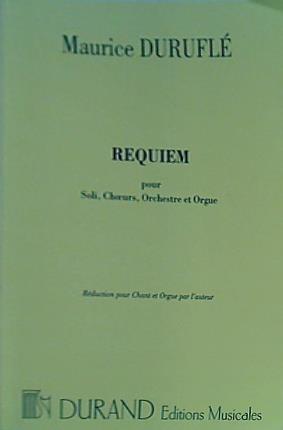 楽譜・スコア REQUIEM Maurice DURUFLE レクイエム モーリス・デュリュフ