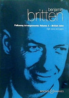 ベンジャミン・ブリテン Benjamin Britten folksong arrangements volume3 british isles high voice and piano