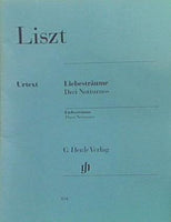 楽譜・スコア Liszt Libestraume Drei Notturnos