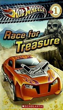 schohastic reader hot wheels race for treasure