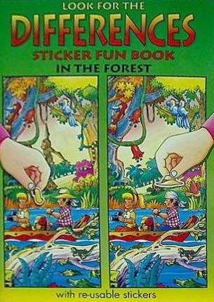 洋書 Look for the Differences Sticker Fun Book 大型洋書 Look for the Differences Sticker Fun Book – AOBADO