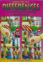 Look for the Differences Sticker Fun Book