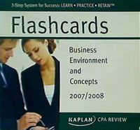 Flashcards Business Environment and Concepts 2007/2008 KAPLAN CPA REVIEW