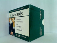 Flashcards Business Environment and Concepts 2007/2008 KAPLAN CPA REVIEW