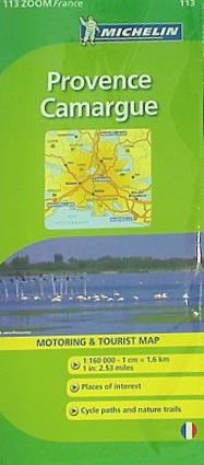 Michelin ZOOM France: Provence  Camargue Map 113  Maps/Zoom  Michelin   English and French Edition