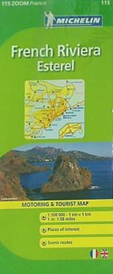 Michelin ZOOM France: French Riviera  Esterel Map 115  Maps/Zoom  Michelin   English and French Edition