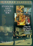 世界中がアイ・ラヴ・ユー Everyone Says I Love You  DVD   1997   Region 1   US Import   NTSC