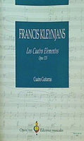 楽譜・スコア LOS CUATRO ELEMENTOS Opus 123 Cuatro Guitarras