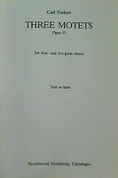Three Motets  Op. 55: Choral Score