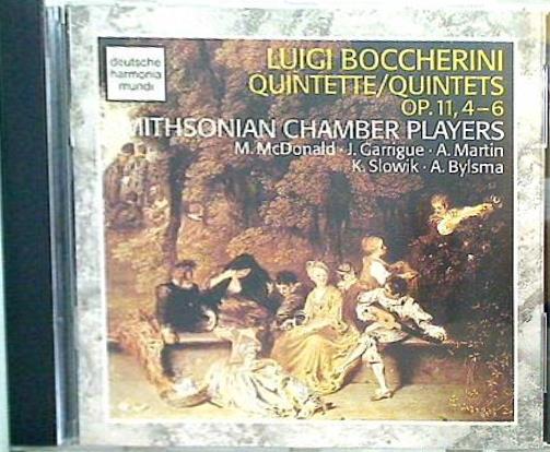 Boccherini: String Quintets  Op. 11  Nos. 4-6 Boccherini