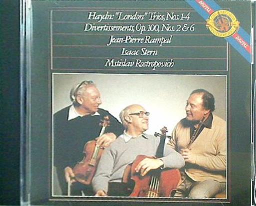 Haydn: London Trios Nos. 1-4  Divertissements  Op. 100  Nos. 2 ＆ 6 Jean-Pierre Rampal