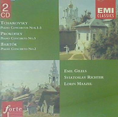 Tchaikovsky: Piano Concertos Nos. 1 2 ＆ 3 Prokofiev: Piano Concerto No. 5 Bartok: Piano Concerto No. 2 Bela Bartok