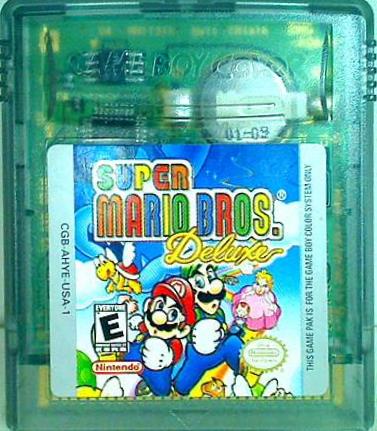 ゲーム海外版 スーパーマリオブラザーズデラックス GBC Super Mario 