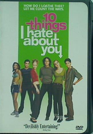 恋のからさわぎ 10 Things I Hate About You  DVD   1999   Region 1   US Import   NTSC Heath Ledger