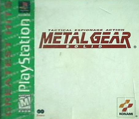 ゲーム海外版 メタルギアソリッド PS Metal Gear Solid – AOBADO オンラインストア