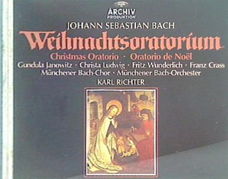 Weihnachtsoratorium  Christmas Oratorio Johann Sebastian Bach