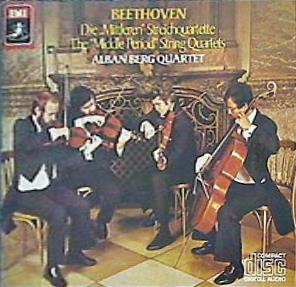 Beethoven;Middle String Qu Alban Berg Quartet