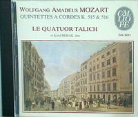 Mozart: Quintettes à Cordes  String Quintets  K 515 ＆ 516 Le Quatuor Talich