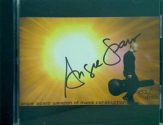 The One With the Sun Angie Aparo Angie Aparo 直筆サイン入り