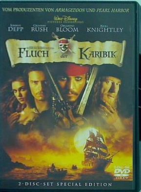 パイレーツ・オブ・カリビアン 呪われた海賊たち Pirates of the Caribbean: The Curse of the Black Pearl  DVD   2003 