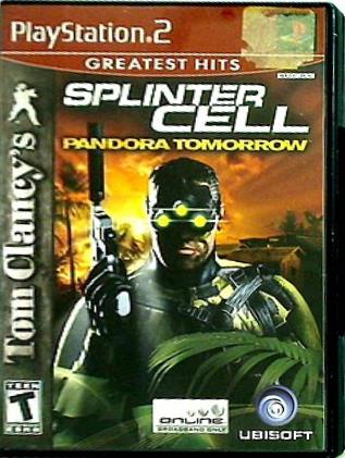 トム・クランシーシリーズ スプリンターセル PS2 Tom Clancy's