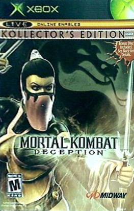 モータルコンバット デセプション コレクターズエディション No Operating System Mortal Kombat: Deception Kollector's Edition 