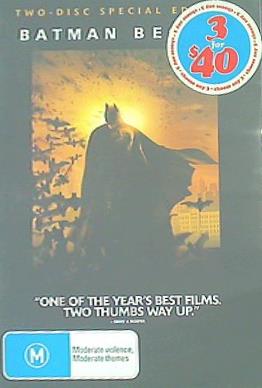 バットマン ビギンズ スペシャル エディション Batman Begins Special Edition  2 Disc Set 