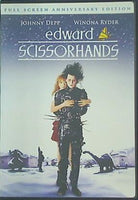 シザーハンズ Edward Scissorhands  DVD  Full Screen 10th Anniversary Edition Dianne Wiest